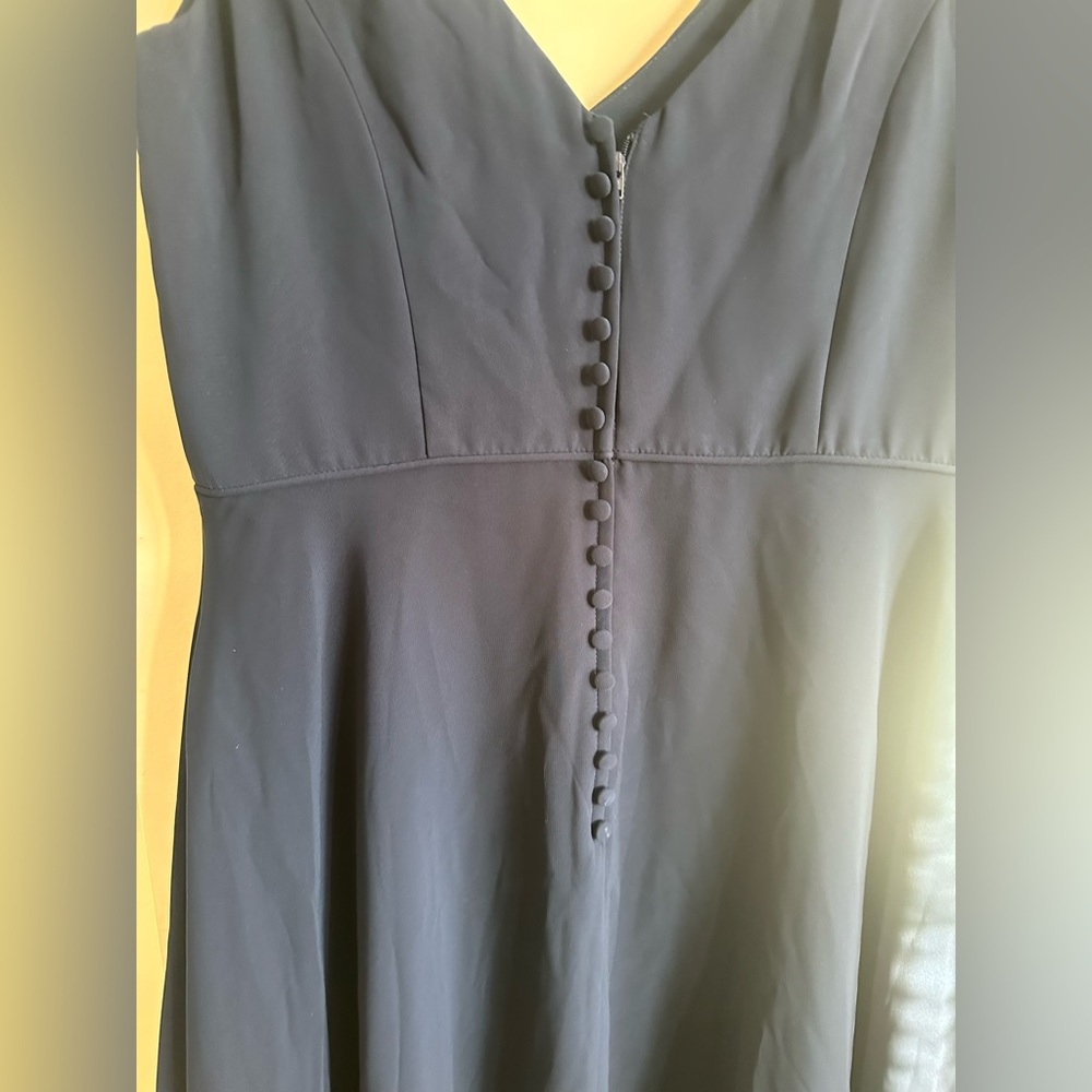 Alfred Angelo Deep Blue Maxi Dress - Picture 10 of 13